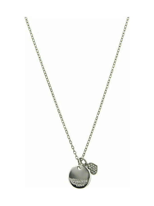 Jools Necklace with design Heart from Silver