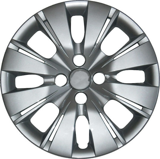 Farad Auto Radkappen Set Toyota Yaris 2011 4Stück 15" Silber