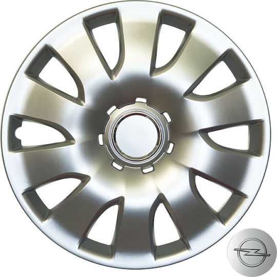 Croatia Cover Комплект тапи за колела на автомобил Opel Astra J с Марка Опел 4бр 16" Сребрист
