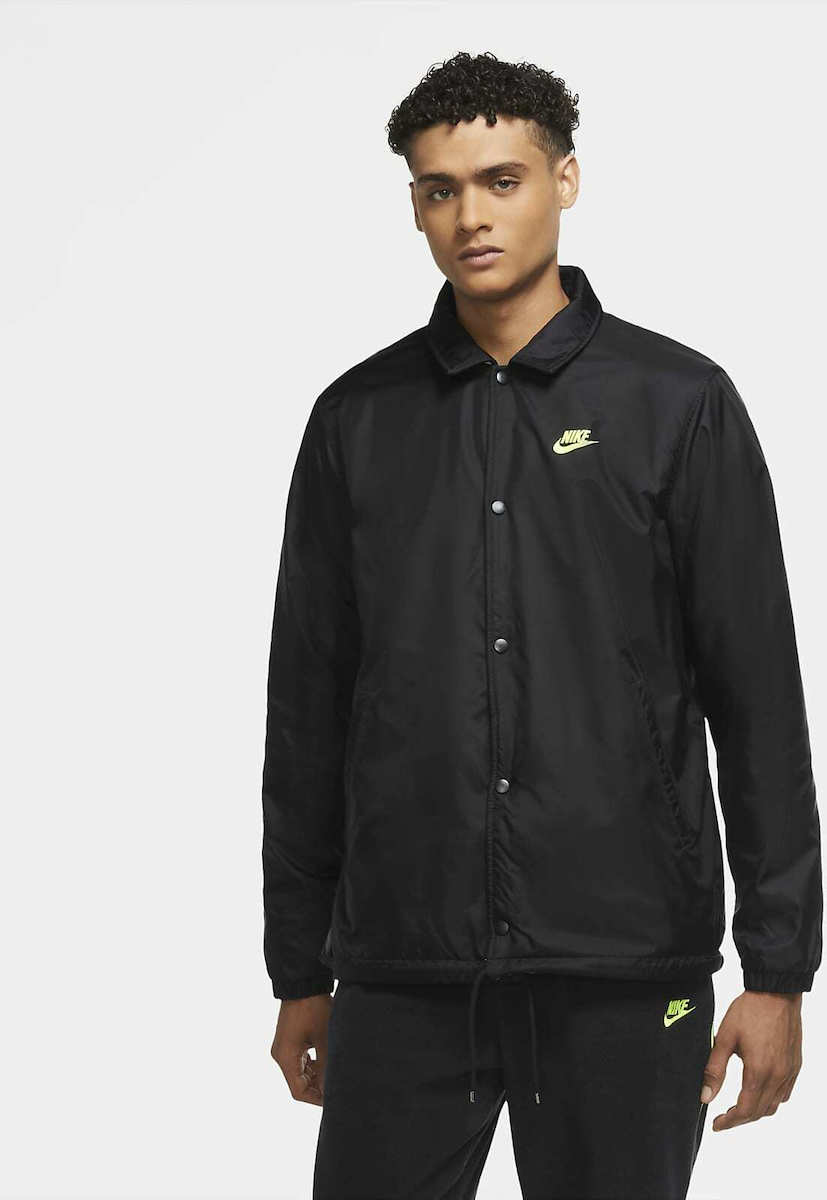 nike sportswear snap front coaches jacket