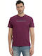 Splendid Men's Short Sleeve T-shirt Burgundy 43-206-006