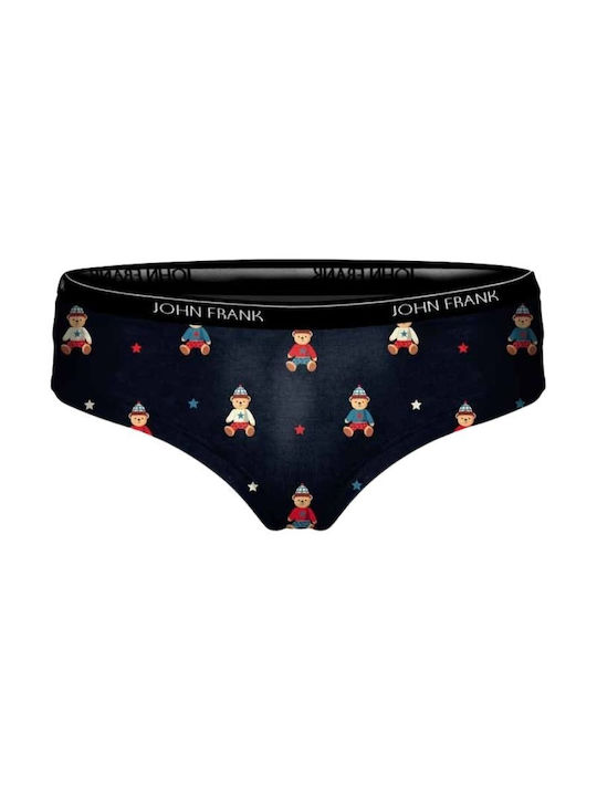 Boxer pentru femei Hipster John Frank Cotton Boxer pentru femei Hipster John Frank Cotton Multicolor