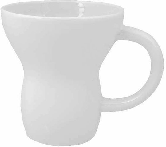 Art et Lumiere Diagonal Κούπα από Πορσελάνη Λευκή 375ml Art et Lumiere Diagonal Κούπα από Πορσελάνη Λευκή 375ml