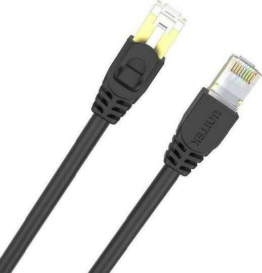 Unitek S/FTP Cat.7 (10Gbps) Καλώδιο Δικτύου Ethernet 3m Μαύρο
