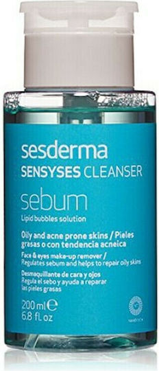 Sesderma Sebum Lichid Demachiant Față și Ochi pentru Controlul Sebumului 200ml