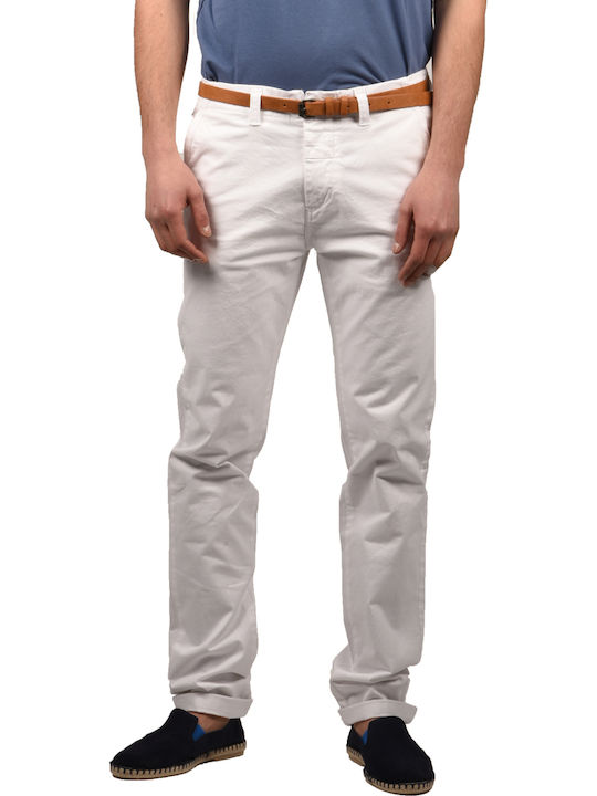Presley Παντελόνι Chino σε Loose Εφαρμογή Λευκό