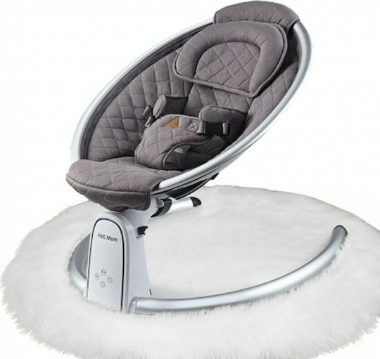 Hot Mom Ηλεκτρικό Relax Μωρού BB200 με Μουσική Γκρι για Παιδί έως 9kg