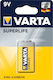 Varta Superlife Цинкови батерии Цинк 9V 1бр