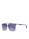 Police Brooklyn Men's Sunglasses with Blue Acetate Frame SPL363 0955