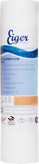 Eiger Countertop and Under Sink Water Filter Replacement made of Polypropylene 20" Big-Blue 5 μm