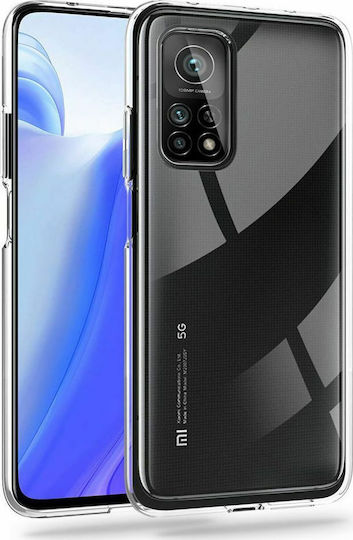 Flexair Umschlag Rückseite Silikon 1mm Transparent (Xiaomi Mi 10T / Mi 10T Pro)