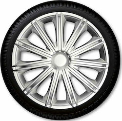 Autoline Τάσια Argo Nero 15" 4τμχ Ασημί 13679