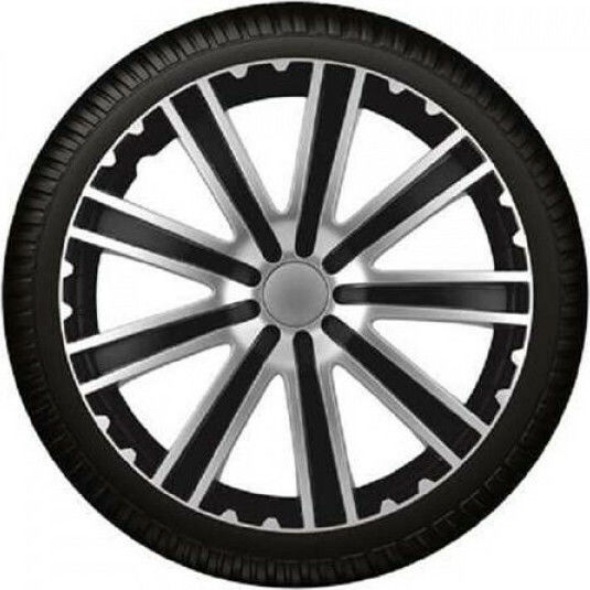 Autoline Car Hubcap Set Argo Toro 15" 4pcs Silver