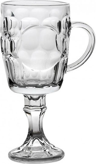 Espiel Set Gläser Bier, μπίρας aus Glas Mit Stiel 450ml 6Stück