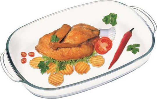 Simax Glass Oval Heat-Resistant Cookware 3500ml