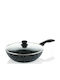 Westinghouse Wok With Lid made of Aluminum with Stone Coating 30cm