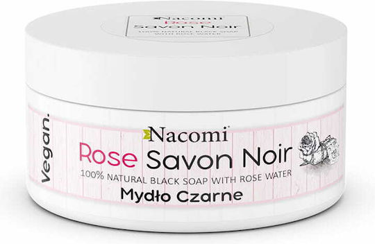 Nacomi Rose Savon Noir Scrub Body Black soap 155gr