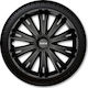 Autoline Auto Radkappen Set Giga 4Stück 13" Schwarz