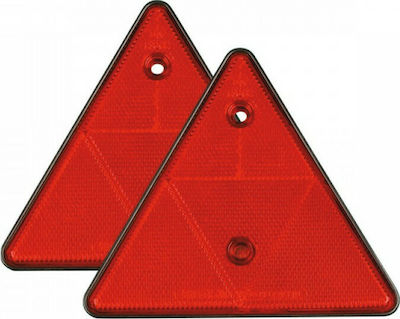 Lampa Truck Reflector Reflective Triangles Euro-Norm 150x130mm 2pcs 20542