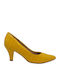 Piccadilly Anatomic Yellow Croco Medium Heels