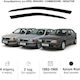 Heko Set deflectoare de vânt Dark Fime pentru Opel Rekord 2buc