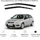 Heko Комплект Ветробрани Dark Fime за Ford Focus MK2 3D 2004-2011 2бр