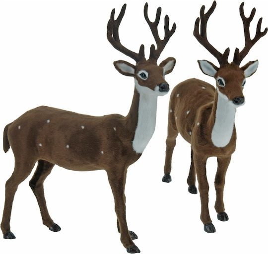 Zaros Weihnachtliche Plüsch Figur Rentier Höhe 39cm 2Stück (Μiverse Designs)