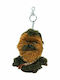 Star Wars Μπρελόκ Chewbacca Υφασμάτινο Καφέ
