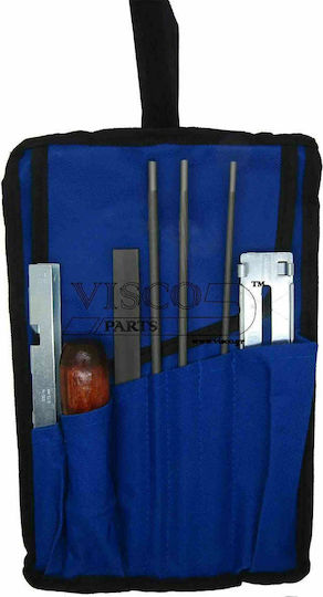 Visco Parts File Chainsaw Sharpener with Case 9pcs ΛΤΑ-14