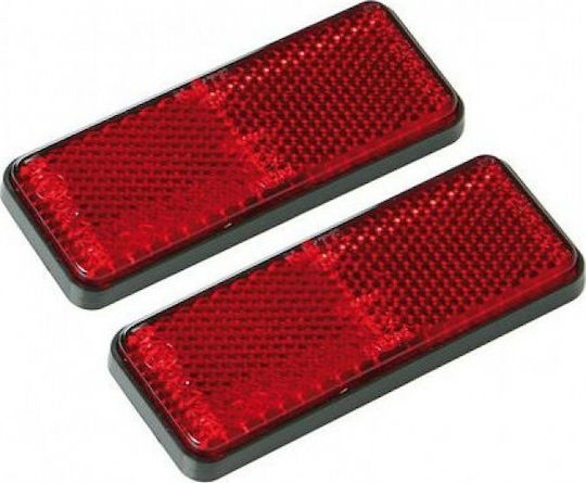 Lampa Truck Reflector Reflective Euro-Norm Red 90x35mm 2 pieces L2054.0