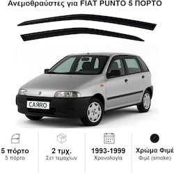 Heko Σετ Ανεμοθραύστες Μπροστινοί Σκούρο Φιμέ για Fiat Punto 2τμχ 15114