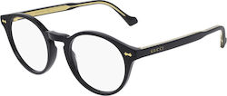 Gucci Plastic Rame ochelari Negru GG0738O 001