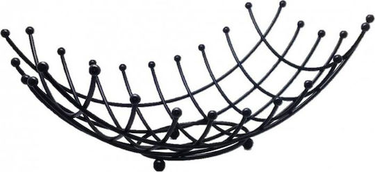 Espiel Fruitieră Metalic Negru 44.5x27x18buc Espiel Fruitieră Metalic Negru 44.5x27x18buc