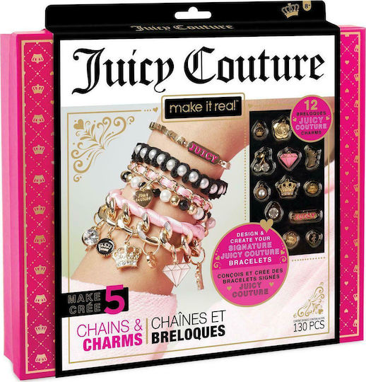 Make It Real Bijuterii Chains Charms Juicy Couture Gold 5 pentru copii de 8+ ani+ ani