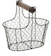Espiel Fruit Bowl Metallic Black 29x22x27cm