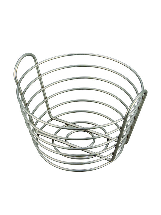 Estia Fruit Bowl Metallic Silver 27.5x25.8x17.5cm