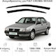 Heko Set of Windbreakers Front Car Dark Fime for Fiat Croma 2pcs
