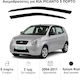 Heko Set of Windbreakers Front Car Dark Fime for Kia Picanto 2pcs