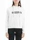Women's Sweatshirt Hooded White