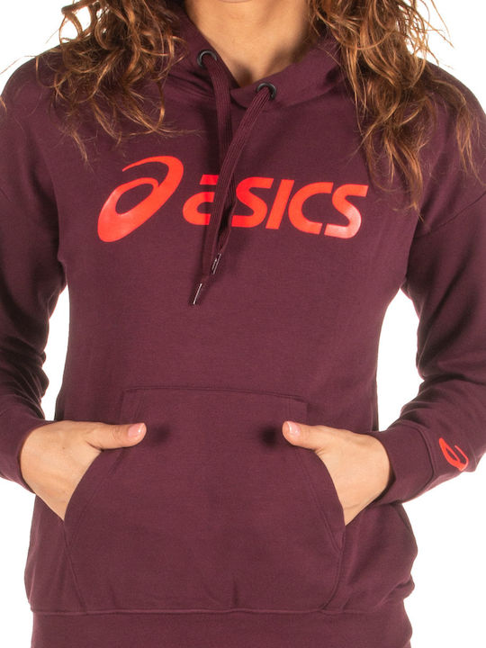 ASICS Women's Hooded Sweatshirt Burgundy 2032A9...