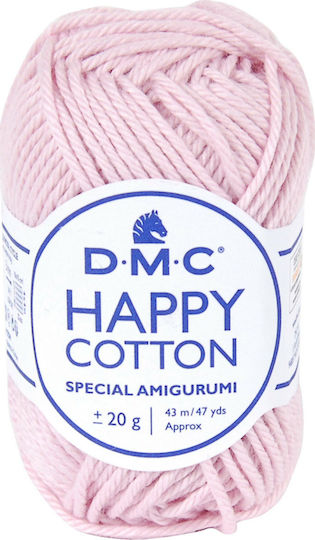 DMC Happy Cotton 392 Βαμβακερό 760 Ροζ Φλαμίνγκο 43m 20gr