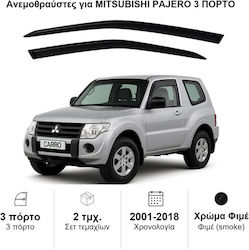 Heko Σετ Ανεμοθραύστες Μπροστινοί Σκούρο Φιμέ για Mitsubishi Pajero 2τμχ 23350 Heko Σετ Ανεμοθραύστες Μπροστινοί Σκούρο Φιμέ για Mitsubishi Pajero 2τμχ 23350