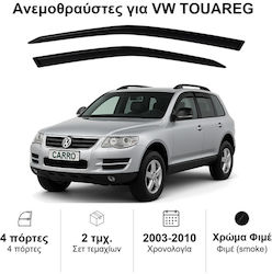 Heko Set Deflectoare De Vânt Auto Partea Din Față Dark Fime Pentru Volkswagen Touareg 2 Bucăți