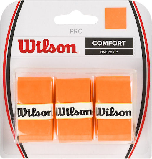 Wilson Pro Sensation Overgrip Πορτοκαλί 3τμχ