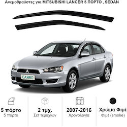 Heko Σετ Ανεμοθραύστες Μπροστινοί Σκούρο Φιμέ για Mitsubishi Lancer 2τμχ 23356 Heko Σετ Ανεμοθραύστες Μπροστινοί Σκούρο Φιμέ για Mitsubishi Lancer 2τμχ 23356
