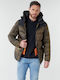 Scotch & Soda Men's Winter Puffer Jacket Brown