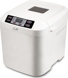 Life Artos Bread Maker 550W with Container Capacity 1000gr and 12 Baking Programs
