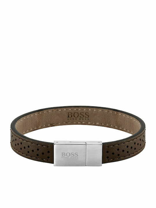 Hugo Boss Herren Armband aus Leder 1580034L