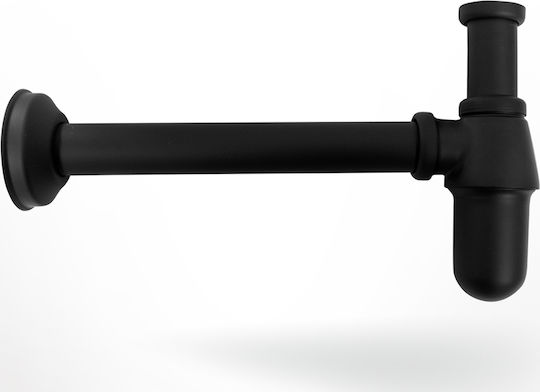 CGS AL220 Kupfer Siphon Spülbecken Schwarz