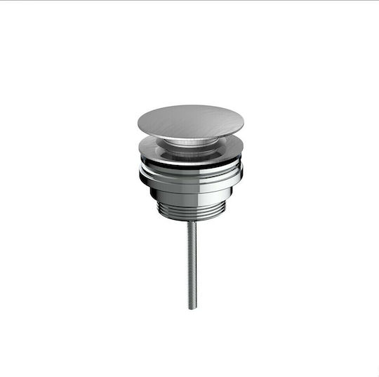 Eurorama Clic-Clac R0338 Pop Up Ventil Spülbecken Silber